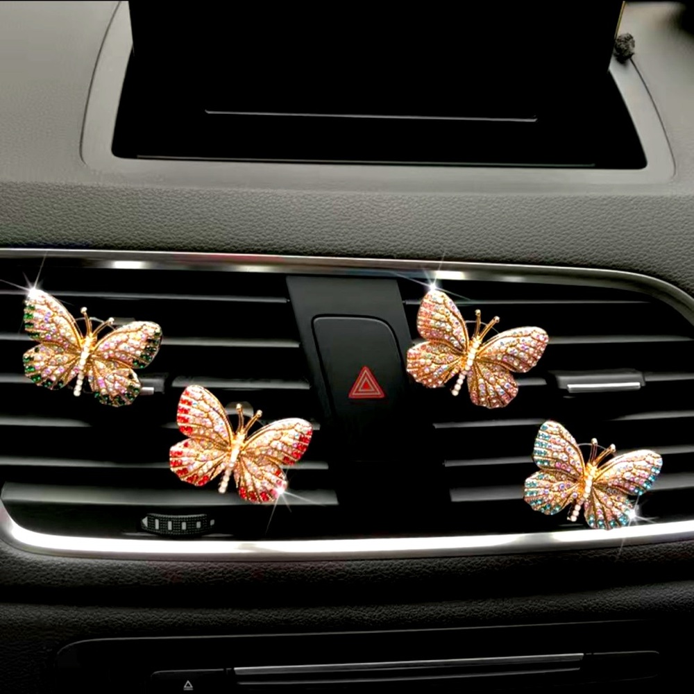 Car Butterfly Perfume Diffuser Clip